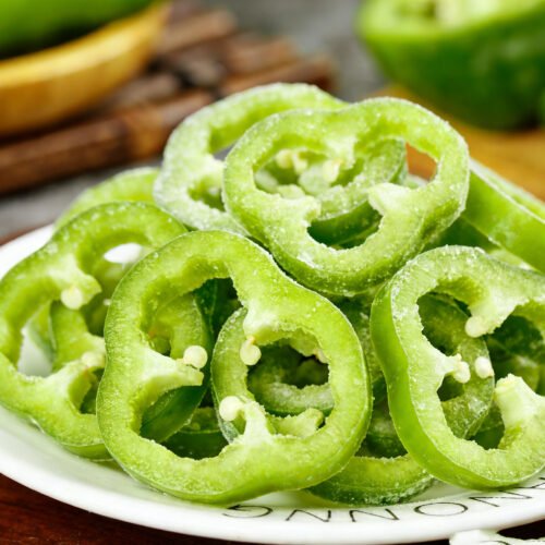 Frozen Green Pepper Rings
